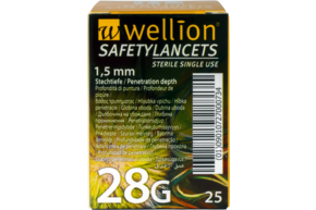 Wellion SafetyLancets 28G, A-Nr.: 4091212 - 01