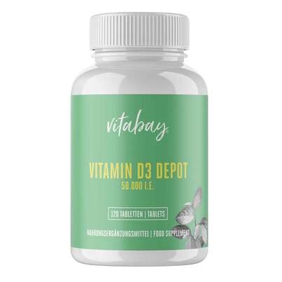 Vitabay Vitamin D3 Depot 50.000 I.E. Tabletten, A-Nr.: 5878546 - 01