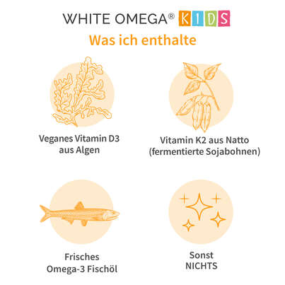 Sie sehen eine Packung Vitamin D3+K2 für Kinder – zuckerfrei – 800 IE Vitamin D3 – mit 25 µg Vitamin K2 und 194 mg Omega-3 – 45 Mini-Kapseln (1,5 Monate), Produktbild: 05 Vitamin D3+K2 für Kinder – zuckerfrei – 800 IE Vitamin D3 – mit 25 µg Vitamin K2 und 194 mg Omega-3 – 45 Mini-Kapseln (1,5 Monate), A-Nr.: 5614190 - 05