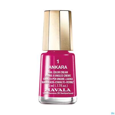 Sie sehen eine Packung Mavala Nagellacke 1 Ankara 5ml, Produktbild: 03 Mavala Nagellacke 1 Ankara 5ml, A-Nr.: 3652128 - 03
