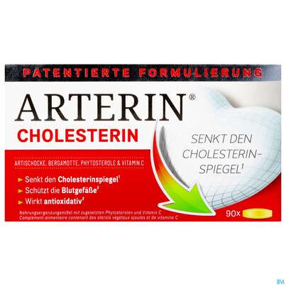 Arterin Tabl Cholesterin Bergamotte Pflanzliche Alternativ Lipidmanagm50000 90st, A-Nr.: 5182371 - 01
