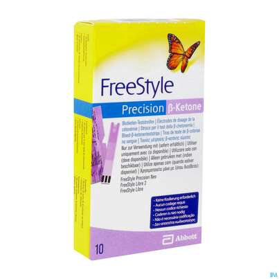 Diagnostika U.zubehoer Freestyle/precision Teststreifen Beta Ketone 10st, A-Nr.: 3153460 - 03