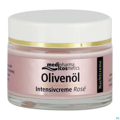 Sie sehen eine Packung Oliven Oel Dr.theiss Intensiv Creme Rose Nacht 50ml, Produktbild: 07 Oliven Oel Dr.theiss Intensiv Creme Rose Nacht 50ml, A-Nr.: 4834759 - 07