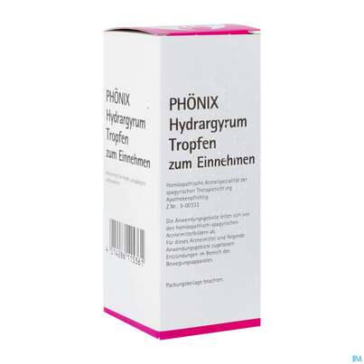 Sie sehen eine Packung Phoenix Tropfen Hydrargyrum Spag. 100ml, Produktbild: 02 Phoenix Tropfen Hydrargyrum Spag. 100ml, A-Nr.: 3071928 - 02