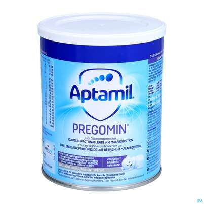 Sie sehen eine Packung Aptamil Spezialnahrung Pregomin 400g, Produktbild: 09 Aptamil Spezialnahrung Pregomin 400g, A-Nr.: 5301841 - 09