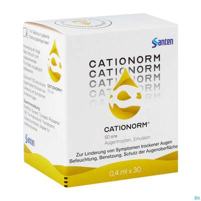 Augentropfen Cationorm Sd Sine Emulsion Einzeldosen 30st, A-Nr.: 4839946 - 02