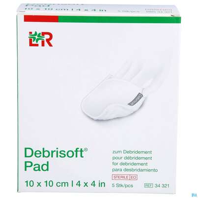 Debrisoft Pad 10x 10cm 5st, A-Nr.: 4611953 - 01