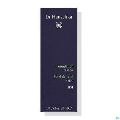 Sie sehen eine Packung Dr. Hauschka Foundation 001 Cashew 30ml, Produktbild: 01 Dr. Hauschka Foundation 001 Cashew 30ml, A-Nr.: 5355073 - 01