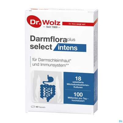 Dr.wolz Darmflora Plus Select Intens Kapseln 60648 40st, A-Nr.: 5646066 - 02