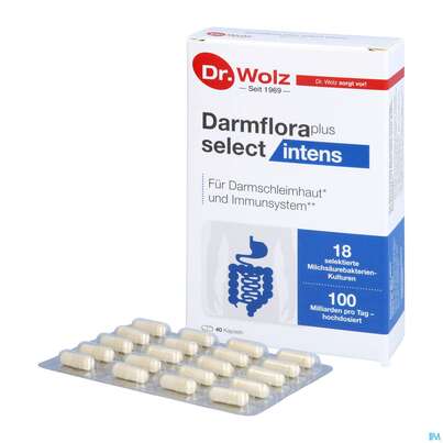 Dr.wolz Darmflora Plus Select Intens Kapseln 60648 40st, A-Nr.: 5646066 - 04