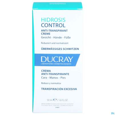Ducray Hidrosis Control Hidrosis Control Creme Für Gesicht, Hände Und Füße 50ml, A-Nr.: 5607362 - 01