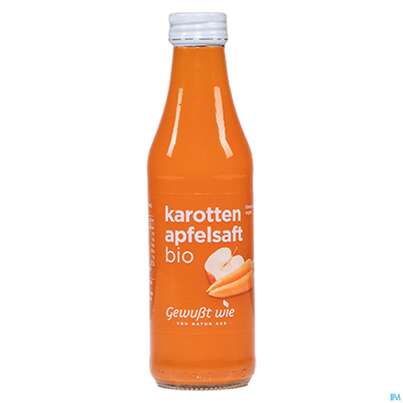 Sie sehen eine Packung Gewusst Wie Bio Saft Karotte Apfel 250ml, Produktbild: 02 Gewusst Wie Bio Saft Karotte Apfel 250ml, A-Nr.: 5184950 - 02