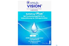 Augentropfen Hylo-vision Safe Drop Plus 2x10m 20ml, A-Nr.: 5313063 - 01