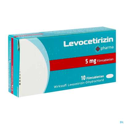 Levocetirizin-+pharma Filmtabl 5mg 10st, A-Nr.: 4475823 - 02