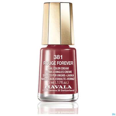Sie sehen eine Packung Mavala Nagellacke 381 Vao Rouge Forever 5ml, Produktbild: 02 Mavala Nagellacke 381 Vao Rouge Forever 5ml, A-Nr.: 3653665 - 02