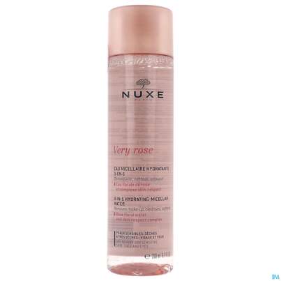 Sie sehen eine Packung Nuxe Very Rose Clean/water Trockene-sehr Trock.h 200ml, Produktbild: 01 Nuxe Very Rose Clean/water Trockene-sehr Trock.h 200ml, A-Nr.: 5301290 - 01