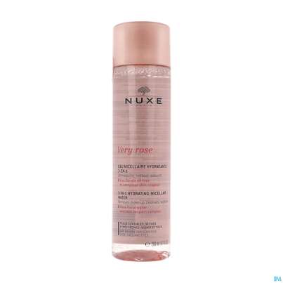 Sie sehen eine Packung Nuxe Very Rose Clean/water Trockene-sehr Trock.h 200ml, Produktbild: 03 Nuxe Very Rose Clean/water Trockene-sehr Trock.h 200ml, A-Nr.: 5301290 - 03