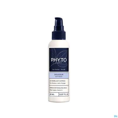 Sie sehen eine Packung Phyto Softness Express Detangling Milk 150ml, Produktbild: 01 Phyto Softness Express Detangling Milk 150ml, A-Nr.: 5771357 - 01