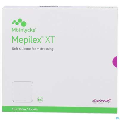 Wundverband Mepilex/xt Silikon 15x15cm 5st, A-Nr.: 4301595 - 01