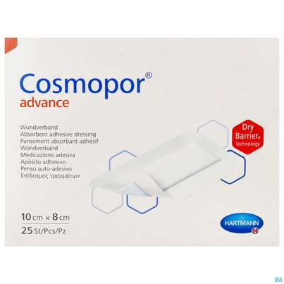 Wundverband Cosmopor/advance 10x 8cm 25st, A-Nr.: 3796784 - 02