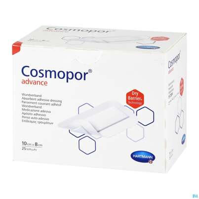 Wundverband Cosmopor/advance 10x 8cm 25st, A-Nr.: 3796784 - 04