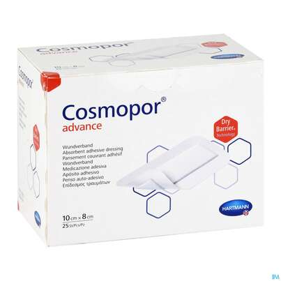 Wundverband Cosmopor/advance 10x 8cm 25st, A-Nr.: 3796784 - 05