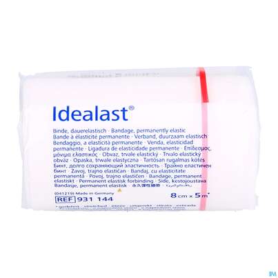 Elastische Binden Idealast 10 Binden Unterverpackt 5mx 8cm 1st, A-Nr.: 1738179 - 01