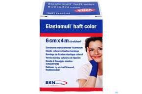 Elastische Binden Elastomull/haft/color Blau 4mx 6cm 1st, A-Nr.: 5427080 - 01