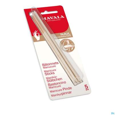 Sie sehen eine Packung Manikuer Staebchen Mavala 5st, Produktbild: 02 Manikuer Staebchen Mavala 5st, A-Nr.: 3054350 - 02