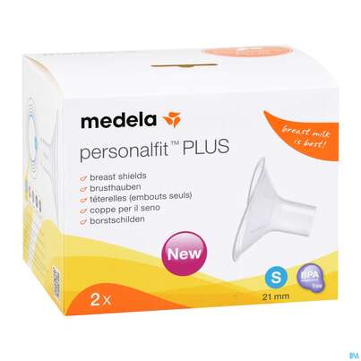 Sie sehen eine Packung Medela Symphony/brusthaube Personalfit+ Gr.s 21mm 2st, Produktbild: 02 Medela Symphony/brusthaube Personalfit+ Gr.s 21mm 2st, A-Nr.: 5409521 - 02