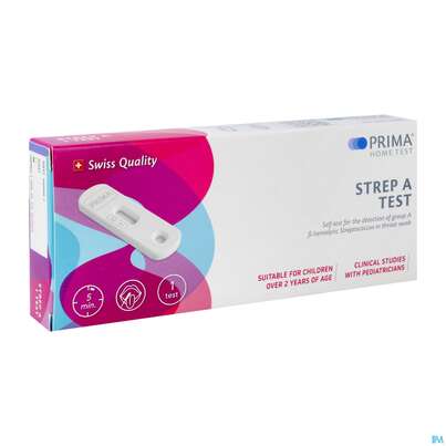 Diagnostika U.zubehoer Prima/strep A Test Selbsttest Nachweis Con Beta Haemolytisch 1st, A-Nr.: 5775094 - 02