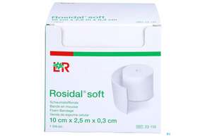 Rosidal Soft Schaumstoffbinde 2,5mx 10cmx 0,3cm 1st, A-Nr.: 2713282 - 01