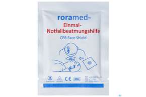 Erste Hilfe Notfallbeatmungstuch Roramed Einmal W4620 1st, A-Nr.: 4757852 - 01