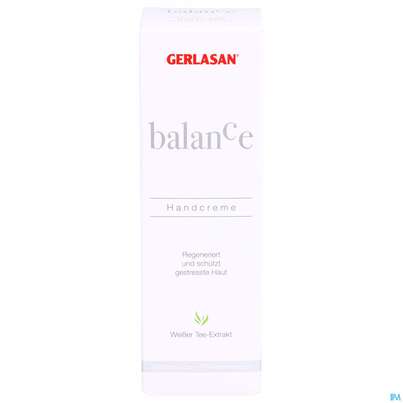 Sie sehen eine Packung Gehwol Gerlasan Balance Handcreme 64038 50ml, Produktbild: 01 Gehwol Gerlasan Balance Handcreme 64038 50ml, A-Nr.: 5316825 - 01