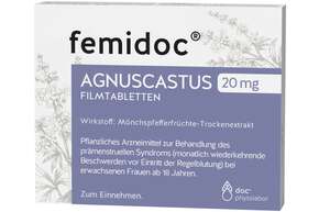 femidoc® AGNUSCASTUS 20 MG - FILMTABLETTEN, A-Nr.: 3921019 - 01