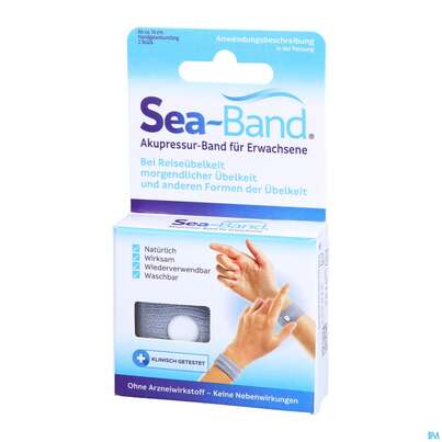 Akupressurband Sea Band Pharmag Fuer Erwachsene Grau 2st, A-Nr.: 5682731 - 02