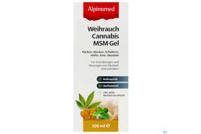 Alpinamed Weihrauch Cannabis Msm Gel 100ml, A-Nr.: 5861907 - 01