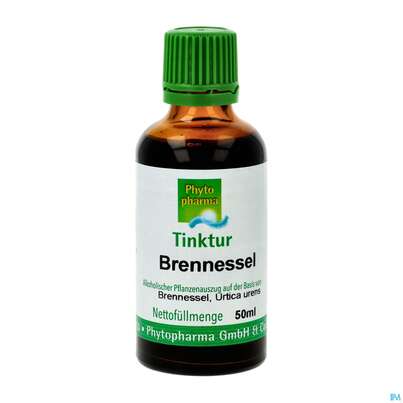 Sie sehen eine Packung Brennessel Tinktur Phytopharma 50ml, Produktbild: 02 Brennessel Tinktur Phytopharma 50ml, A-Nr.: 3107483 - 02