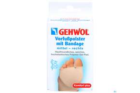 Gehwol Vorfusspolster +bandage Mittel Rechts Nr.64 1st, A-Nr.: 4853886 - 01