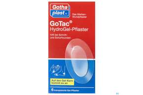 Gotac Hydrogel-pflaster Wasserabweisend Transp. 6st, A-Nr.: 3425993 - 01