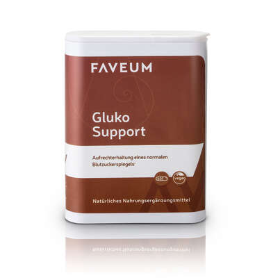 Sie sehen eine Packung Faveum Gluko Support, Produktbild: 01 Faveum Gluko Support, A-Nr.: 5372597 - 01