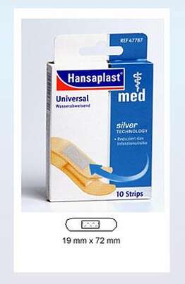 Hansaplast med Universal Strips 10 Stück, A-Nr.: 2843079 - 01
