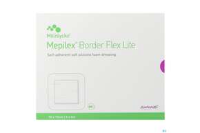 Wundverband Mepilex Silikon Border/flex/lite 15x 15cm 5st, A-Nr.: 3067884 - 01