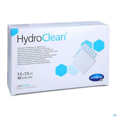 Hydroclean Wundkissen 7,5x7,5cm 10st, A-Nr.: 5310685 - 02