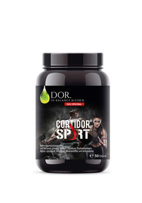 Sie sehen eine Packung CORTIDOR SPORT KPS 50 ST, Produktbild: 01 CORTIDOR SPORT KPS 50 ST, A-Nr.: 5100746 - 01
