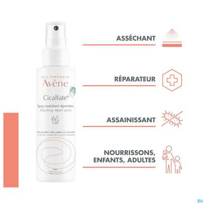 Sie sehen eine Packung Avène Cicalfate+ Akutpflege-spray 100ml, Produktbild: 07 Avène Cicalfate+ Akutpflege-spray 100ml, A-Nr.: 5412983 - 07