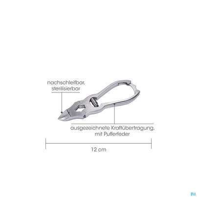 Nagel Zange Canal Rostfrei Uebersetzung 12cm 3100- 1st, A-Nr.: 4786606 - 02