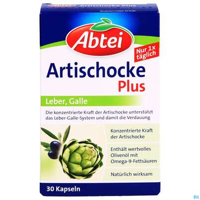 Artischocken Plus Kapseln Abtei 30st, A-Nr.: 3281519 - 01