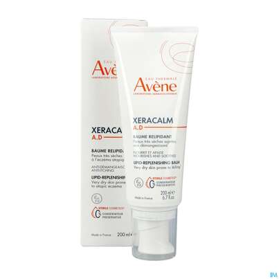 Sie sehen eine Packung Avene Xeracalm/a.d/defi Rueckfettender Balsam 200ml, Produktbild: 07 Avene Xeracalm/a.d/defi Rueckfettender Balsam 200ml, A-Nr.: 4942874 - 07