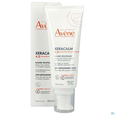 Sie sehen eine Packung Avene Xeracalm/a.d/defi Rueckfettender Balsam 200ml, Produktbild: 08 Avene Xeracalm/a.d/defi Rueckfettender Balsam 200ml, A-Nr.: 4942874 - 08